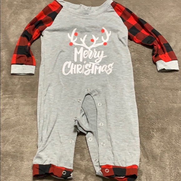 6 month christmas pajamas